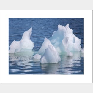 USA. Alaska. Flowing Ice. Posters and Art